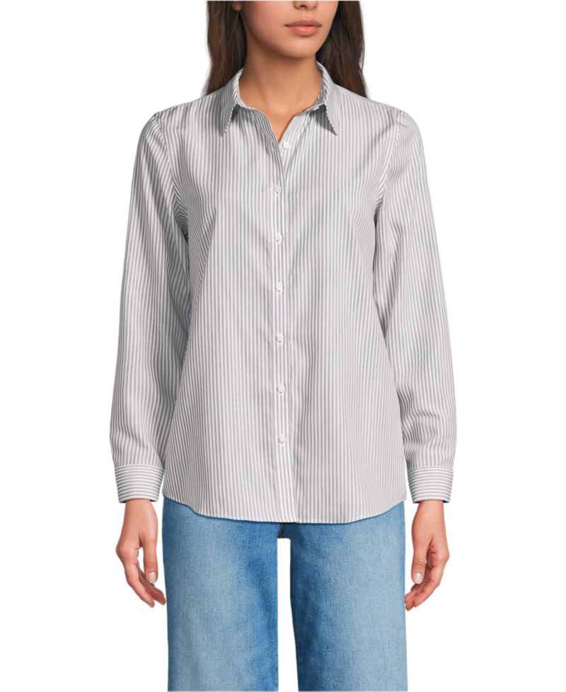 Women's No Iron Supima Cotton Long Sleeve Shirt