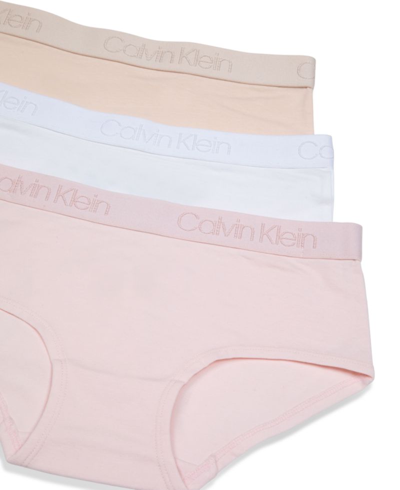 Big Girls Logo Print Hipster Briefs, Pack of 3