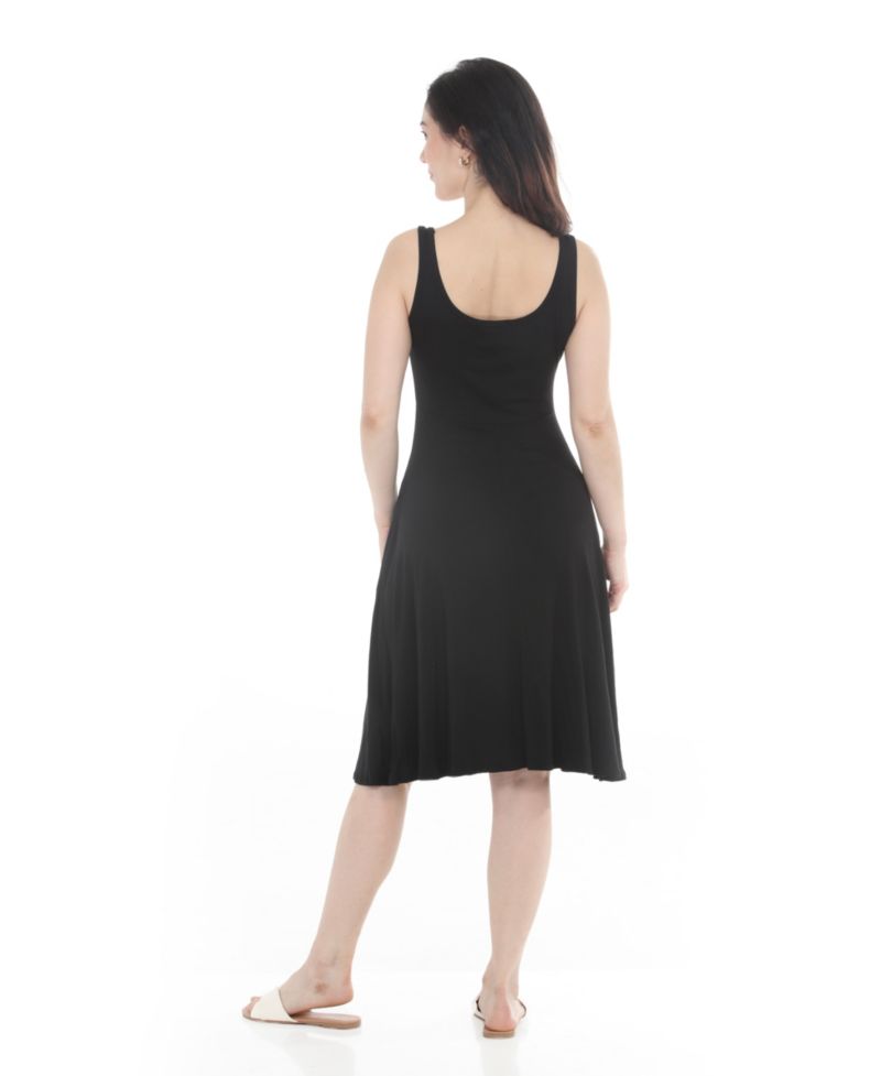 Women's Twist Front Built in Skirt Maxi Dress