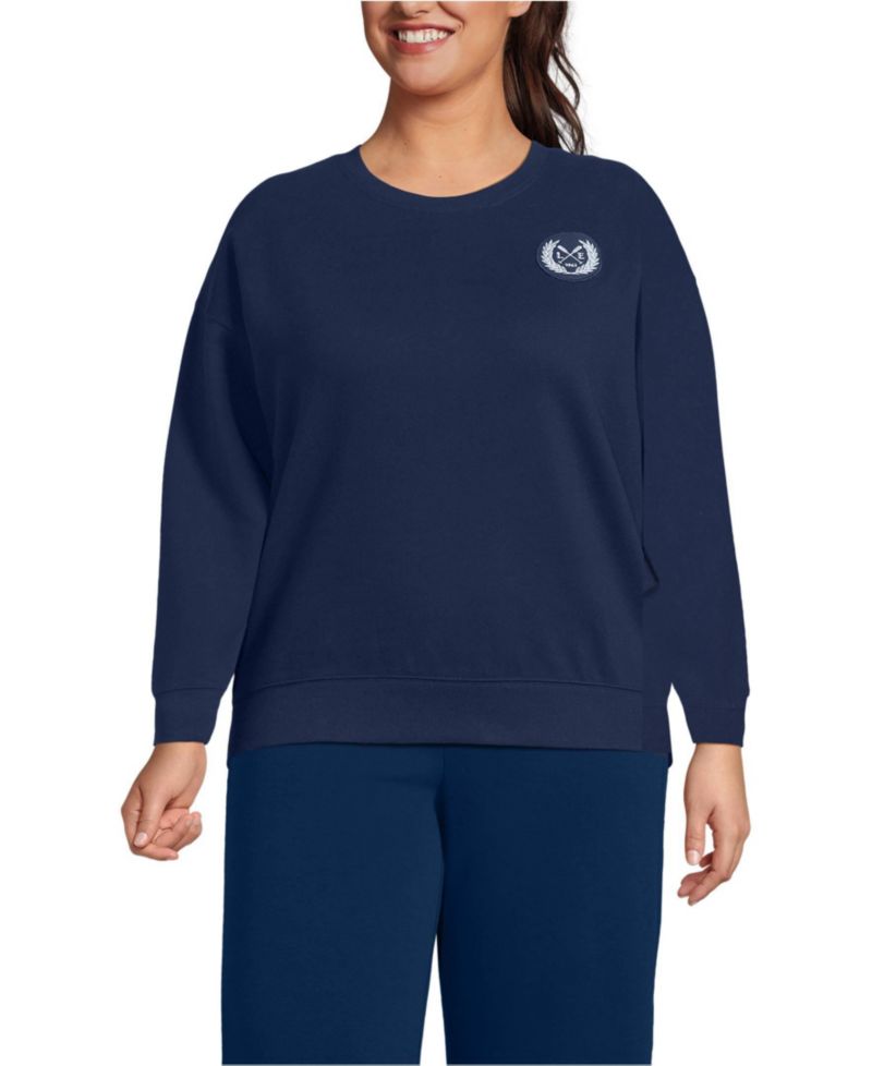 Plus Size Relaxed Serious Sweats Long Sleeve Crewneck Sweatshirt