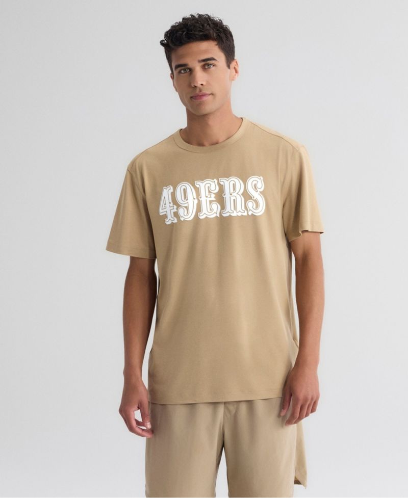 Men's Tan San Francisco 49ers Clutch T-Shirt