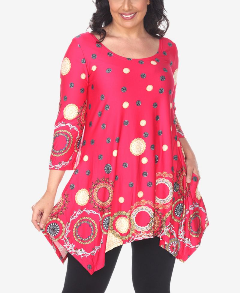 Plus Size Erie 3/4 Sleeve Tunic Top