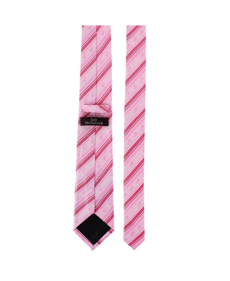 Men's Breast Cancer Awareness Silk Necktie