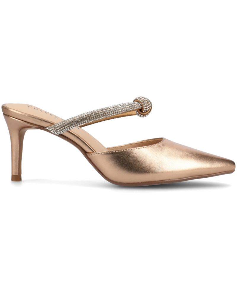Women's Lunna Rhinestone Knot Slip-On Dress Pumps