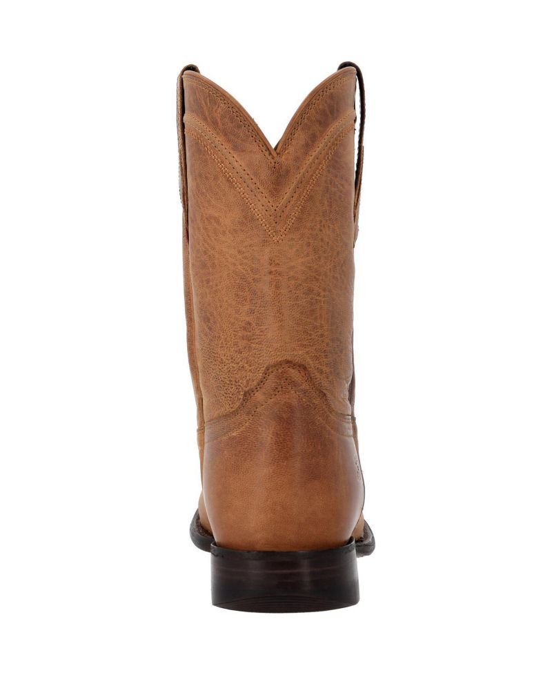 Men's Santa Fe Full-Grain Leather Mid-Calf Round Toe Boots