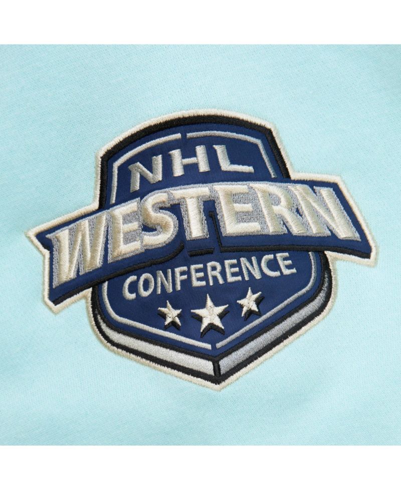 Men's Light Blue Seattle Kraken Heritage Lace-Up Pullover Sweatshirt