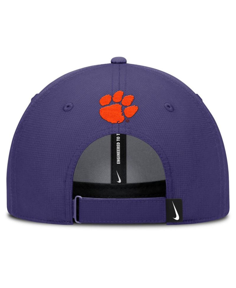 Men's Purple Clemson Tigers Club Prep Performance Adjustable Hat