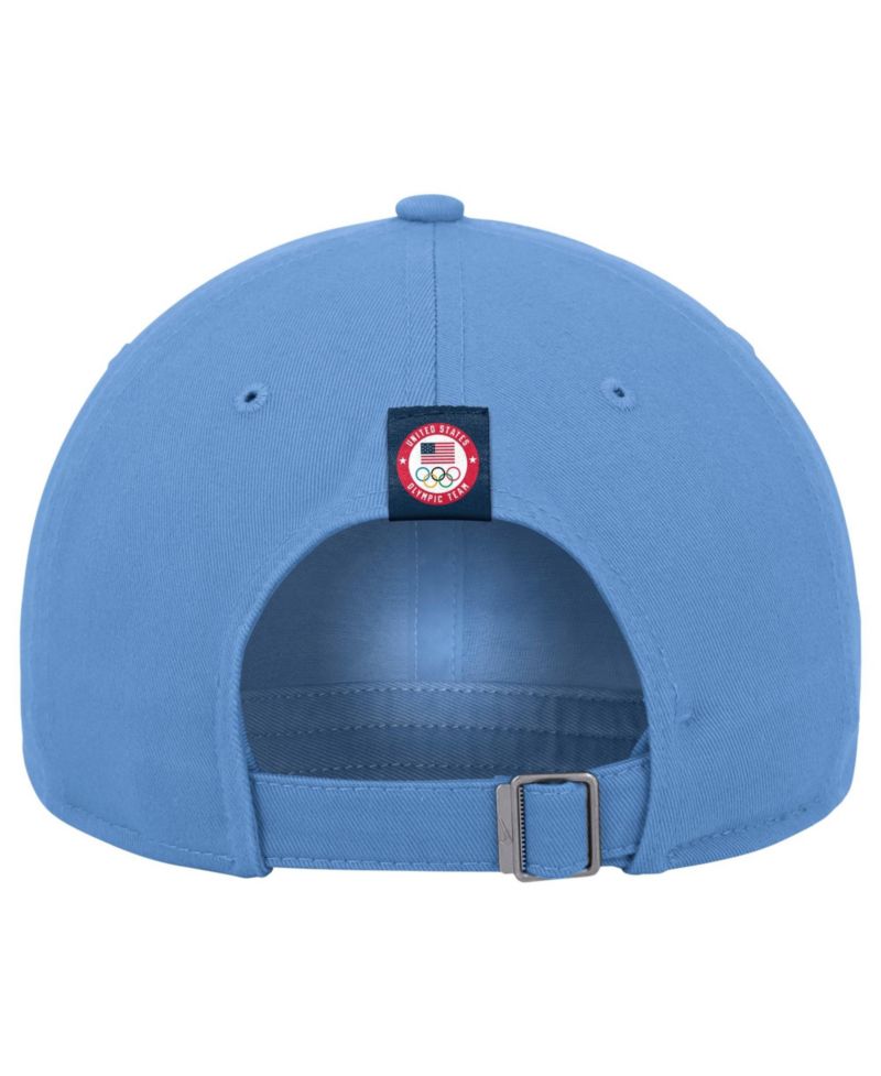 Men's Light Blue Team USA Club Unstructured Adjustable Dri-FIT Hat