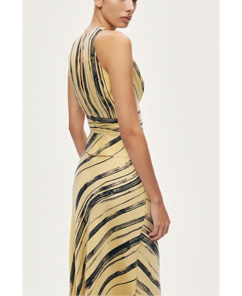 Women's Lightweight Printed Midi Skirt