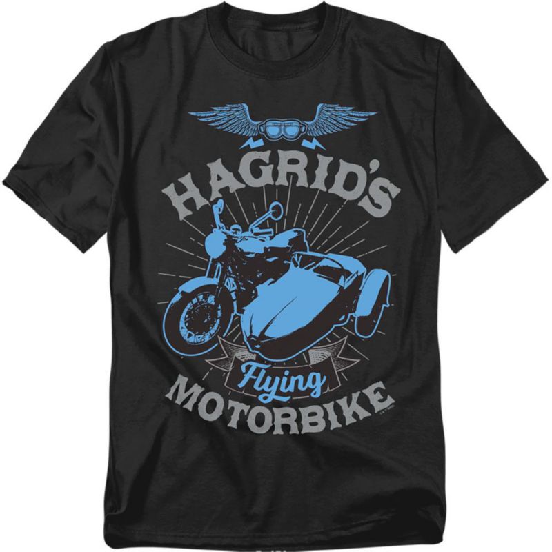 Men's Hagrids Flying Motorbike T Shirt