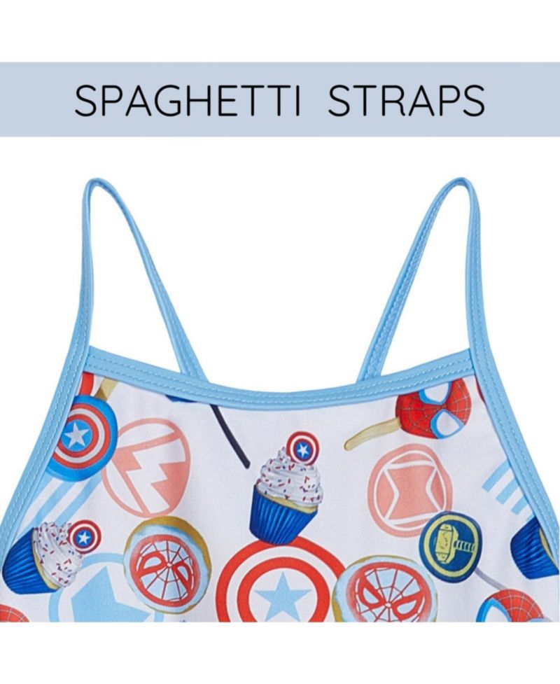 Toddler Girls Racerback UPF 50+ One Piece Bathing Suit