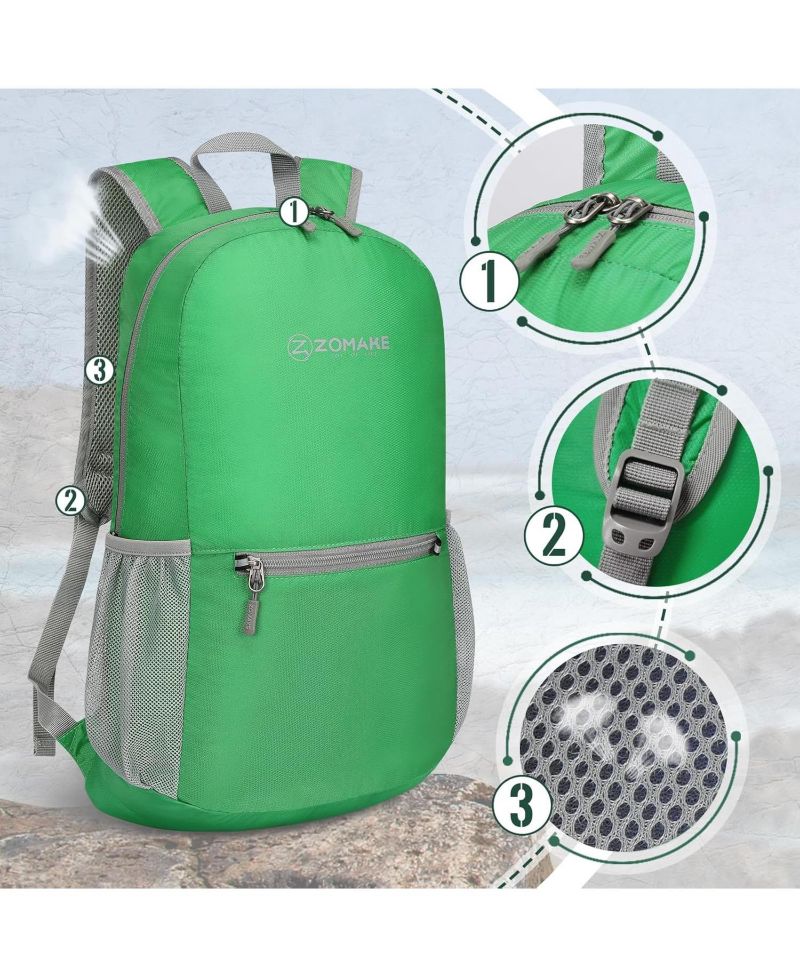 Ultra Lightweight Hiking Backpack 20L, Packable Small Backpacks Water Resistant Daypack for Women Men