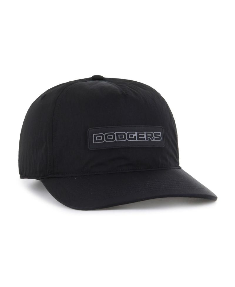 Men's Black Los Angeles Dodgers Quiet Outdoors Hitch Adjustable Hat