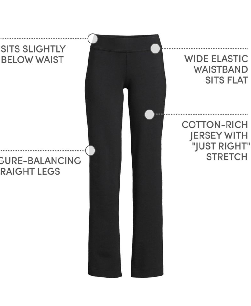 Plus Size Starfish Mid Rise Straight Leg Pants