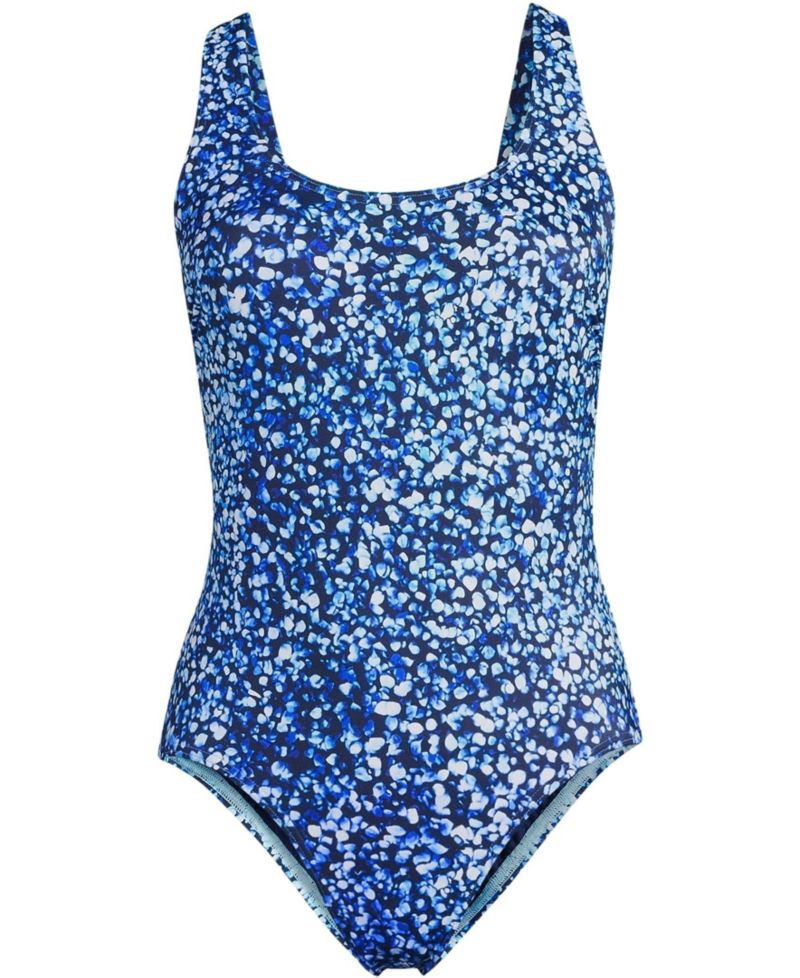 Women's D-Cup Tugless X-Back One Piece Swimsuit