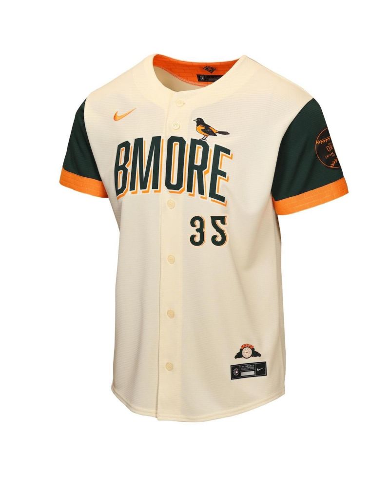 Big Boys and Girls Adley Rutschman Cream Baltimore Orioles 2026 City Connect Stadium Jersey