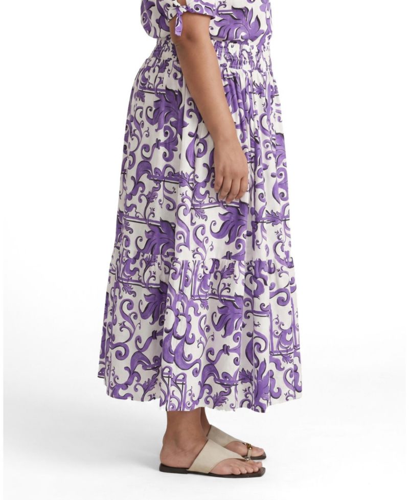 Women's Plus Size Tosca Linen Maxi Skirt