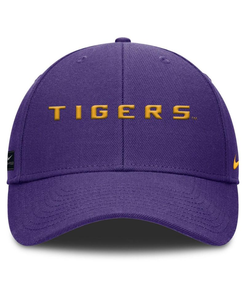 Men's Purple LSU Tigers 2025 On-Field Rise Performance Adjustable Hat