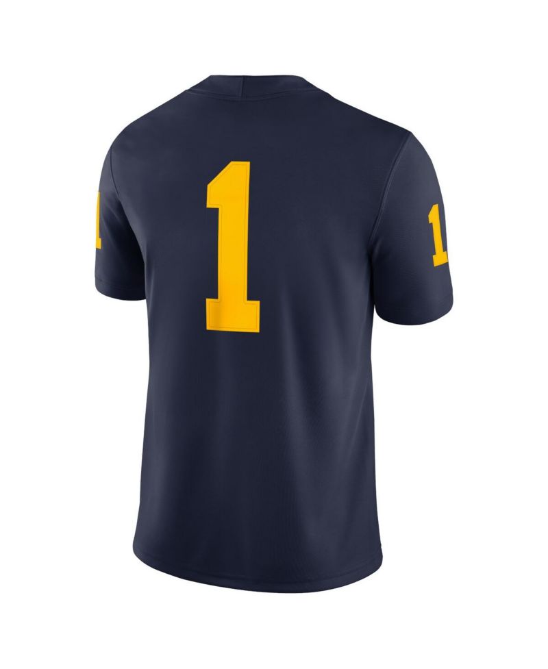 Men's 1 Michigan Wolverines Game Jersey