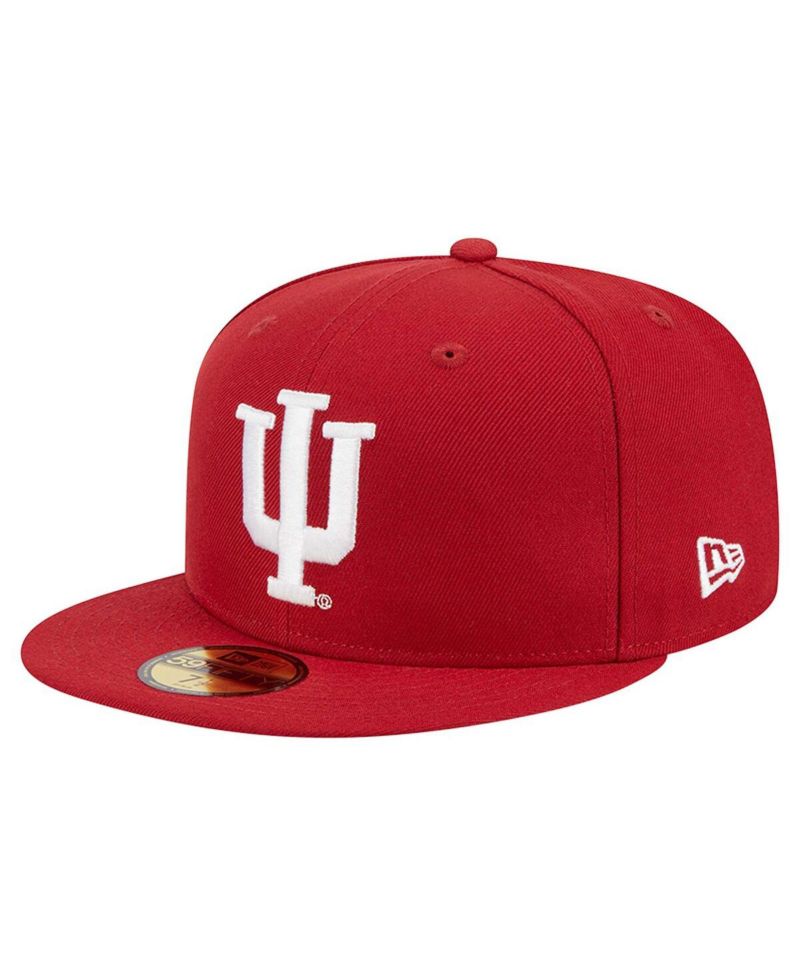 Men's Crimson Indiana Hoosiers 59FIFTY Fitted Hat