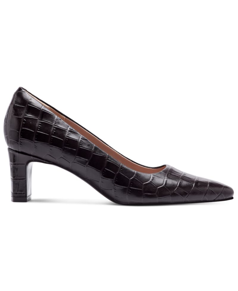 Women's Merida Total Motion Leather Block Heel Pumps