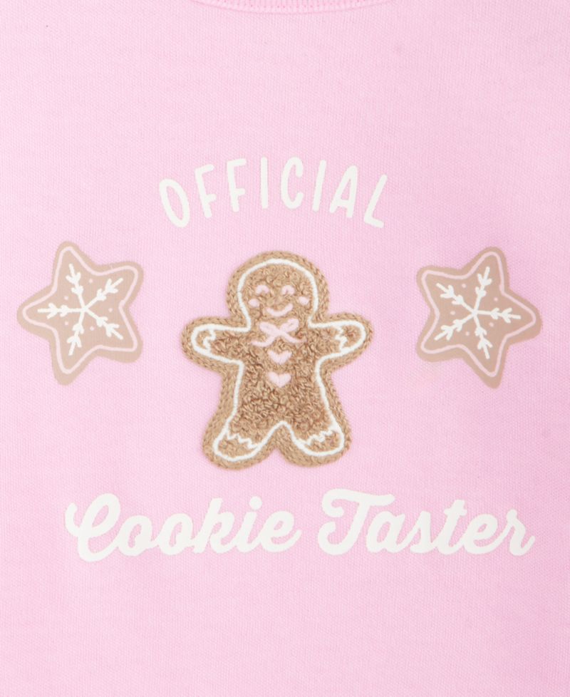 Baby Girls' 3M-24M Mix & Match Long-Sleeve Cookie Taster T-Shirt