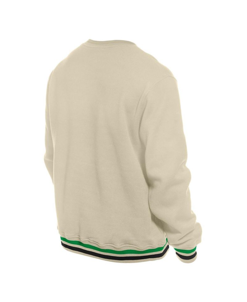 Men's Cream St. Louis Cardinals St. Patrick's Day Twill Pullover Sweatshirt