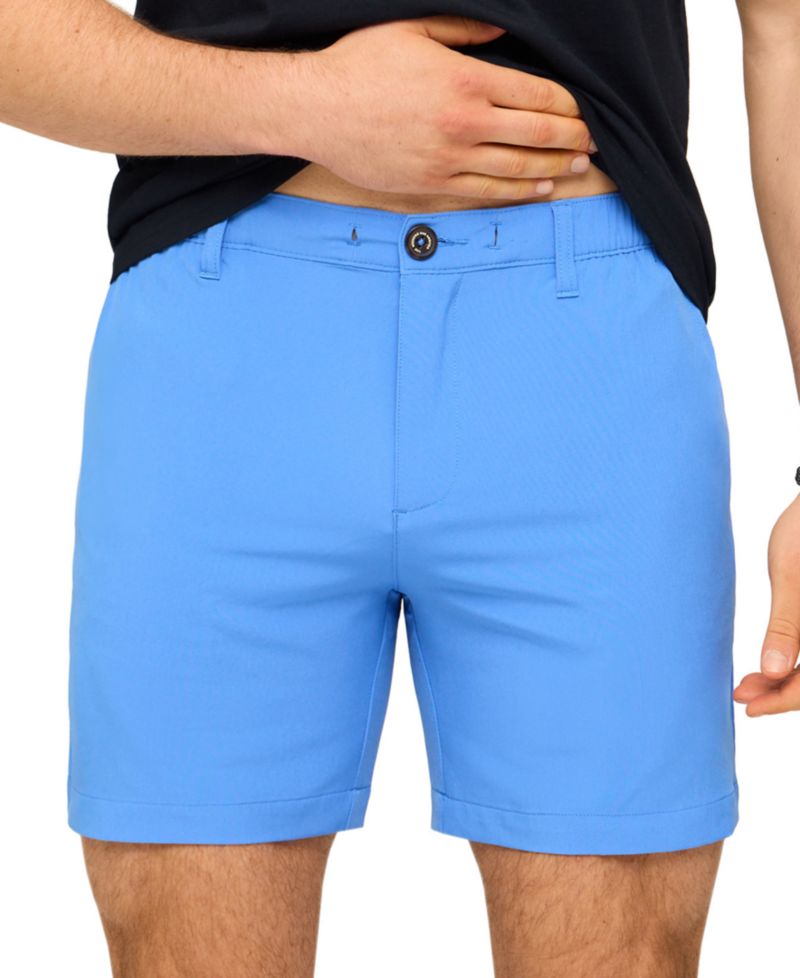 Men's The Bluebells Everywear Hybrid Elastic-Waist Stretch Shorts, 6" Inseam
