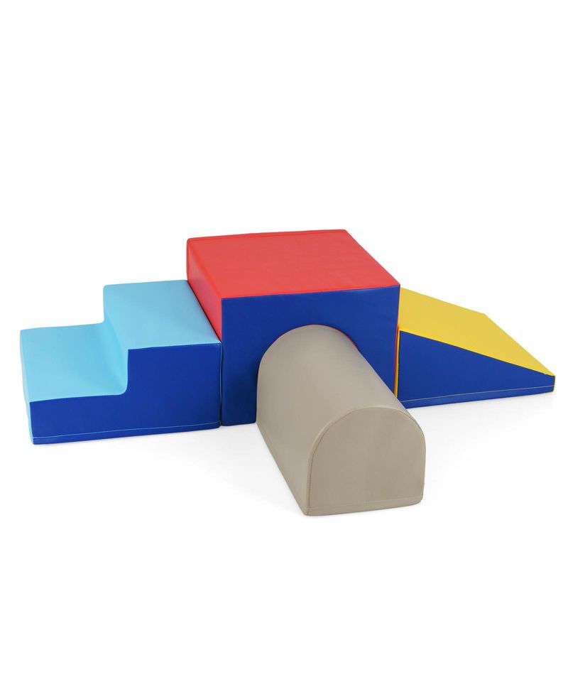 Climb and Crawl Foam Play Set for Infants and Toddlers Soft Blocks for Indoor Play
