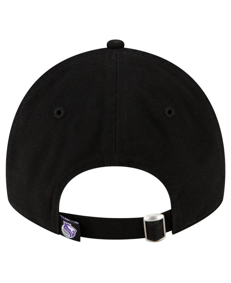 Men's Black Sacramento Kings Team 2.0 9TWENTY Adjustable Hat