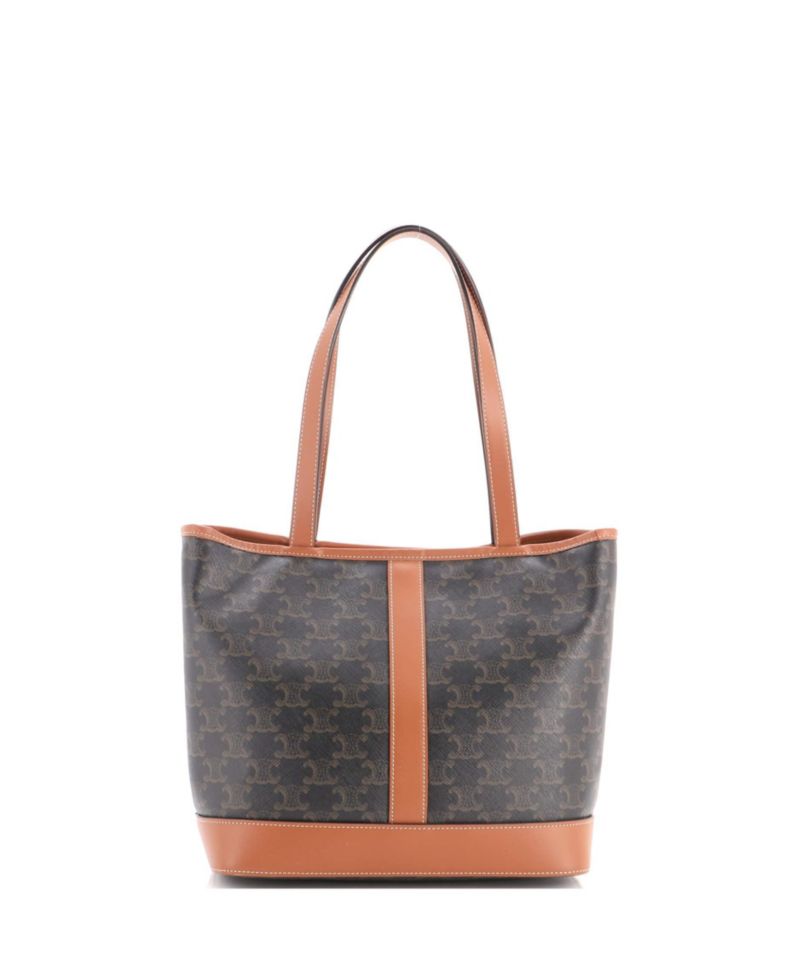 Small Cabas Tote Triomphe Coated Canvas