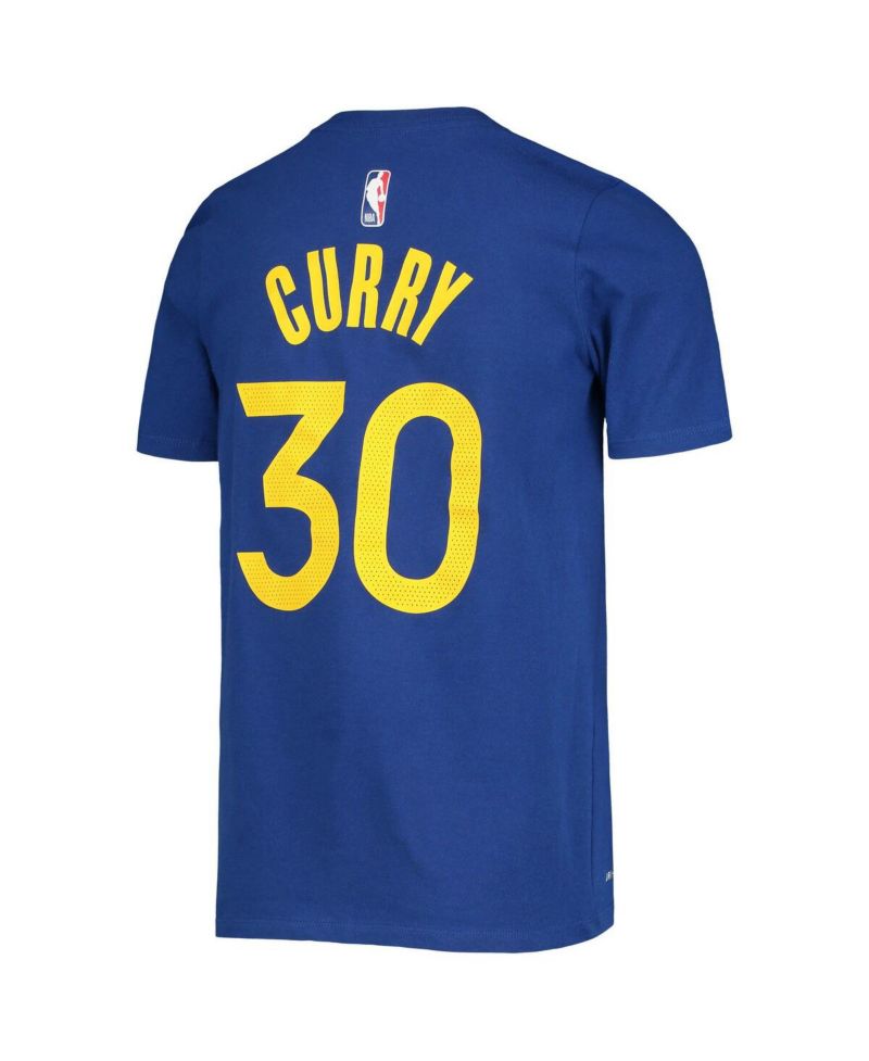 Youth Stephen Curry Royal Golden State Warriors Logo Name & Number Performance T-Shirt