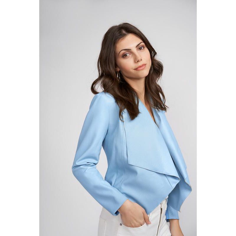 Women's Lauren Faux Leather Cropped Jacket