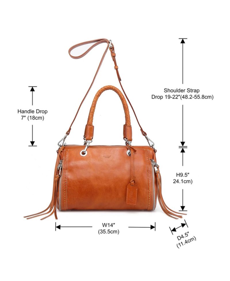 Lily Small Leather Satchel Bag
