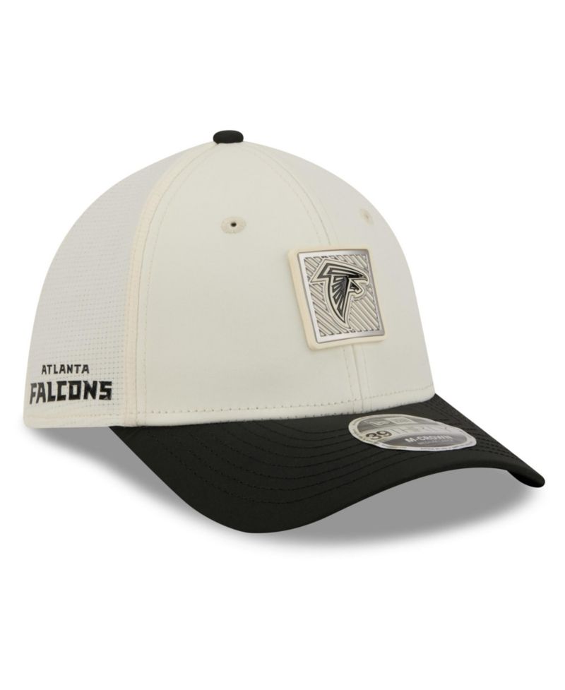 Men's Cream/Black Atlanta Falcons 2026 NFL Training Camp 39THIRTY Flex Hat