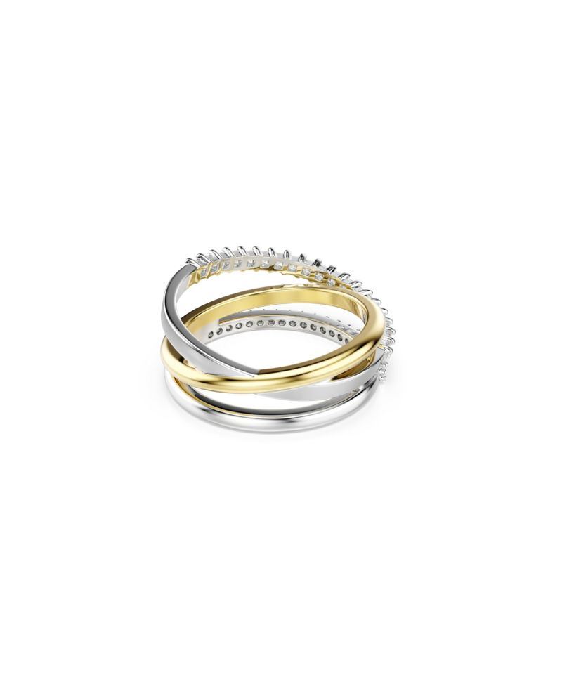 Hyperbola Mixed Metal Finish Ring