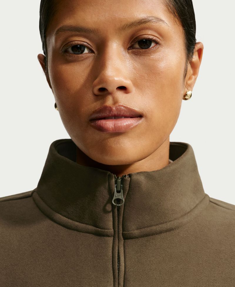 Women's Studio Fleece Quarter-Zip Top