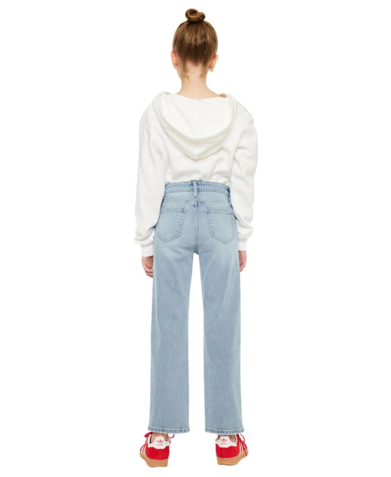 Big Girls Sav High Rise Straight Jeans