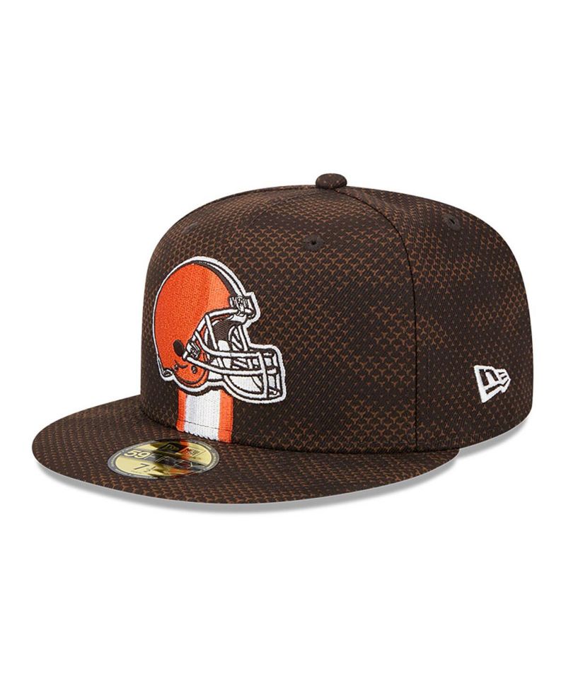 Men's Brown Cleveland Browns 2024 Sideline 59FIFTY Fitted Hat