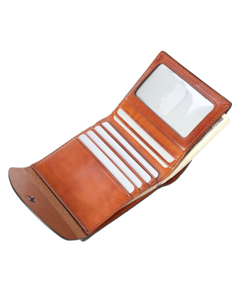 Women's Genuine Leather Snapper Wallet