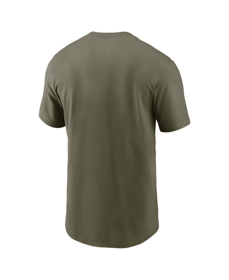 Men's Olive Oklahoma Sooners 2024 Military Appreciation Tonal Logo Performance T-Shirt