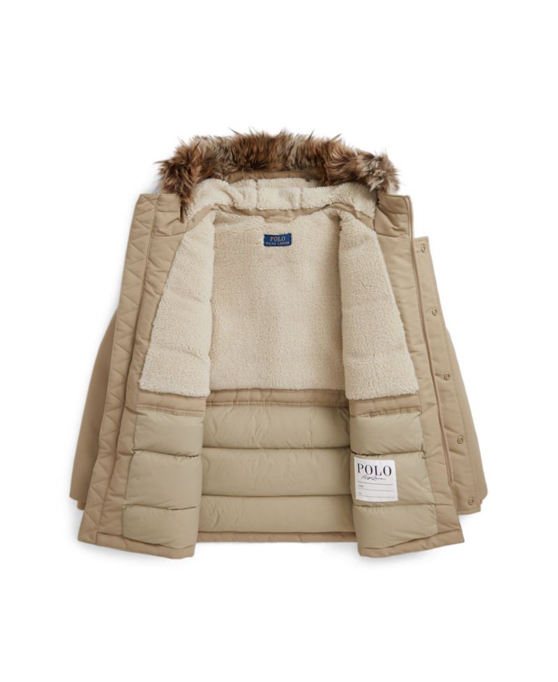 Big Boys' Faux-Fur-Trim Down Parka