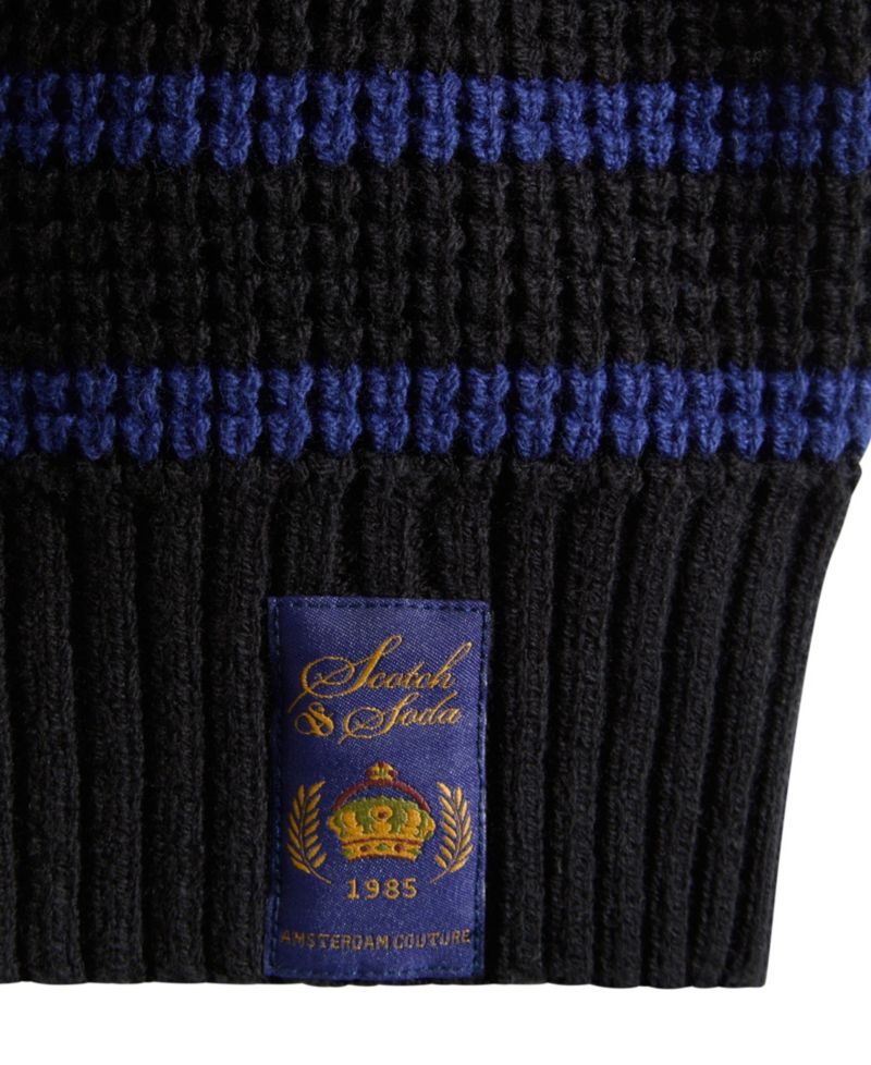 Big Boys Yarn Dye Stripe Crew Neck Sweater