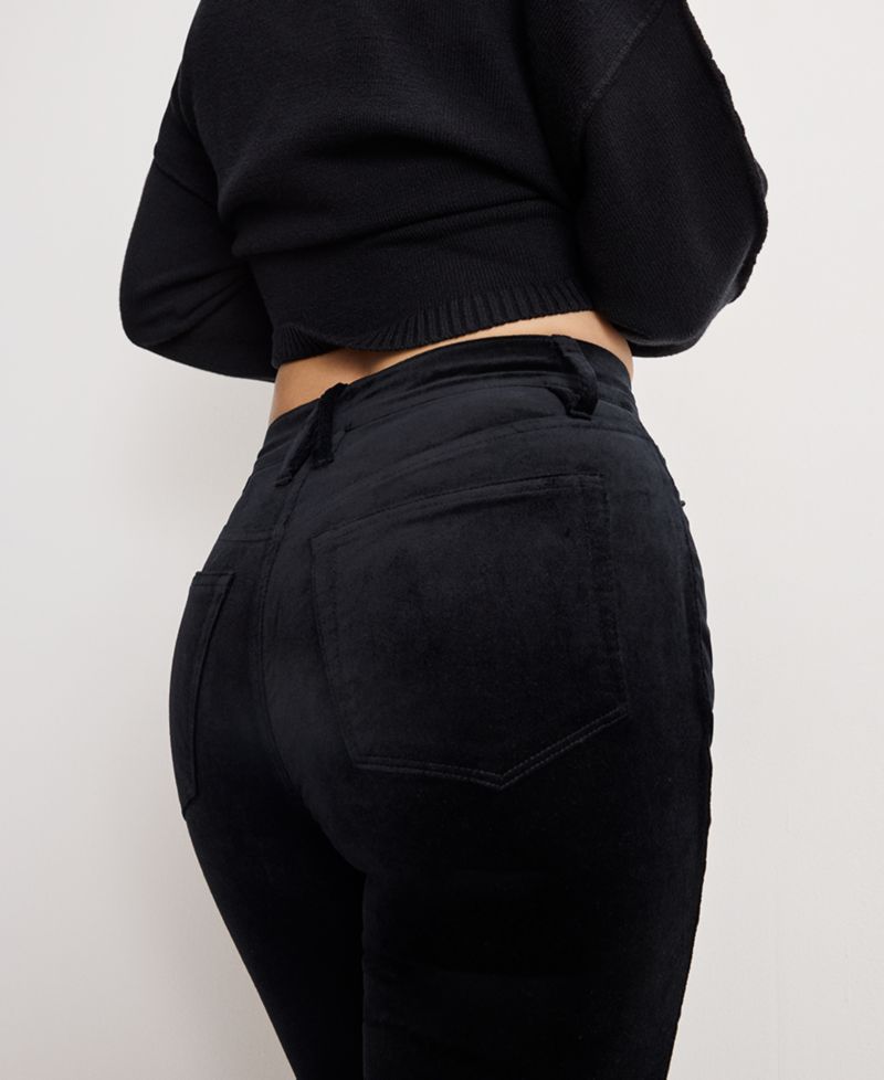 Women's Velvet Good High Rise Kick Flare Pants, Regular & Plus Size