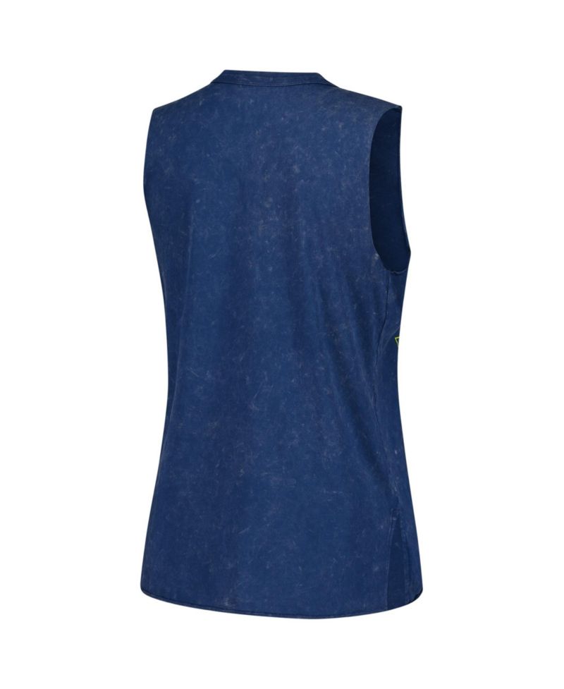 Women's Navy Dallas Wings Rock Roll Collection Turner Mineral Wash Tank
