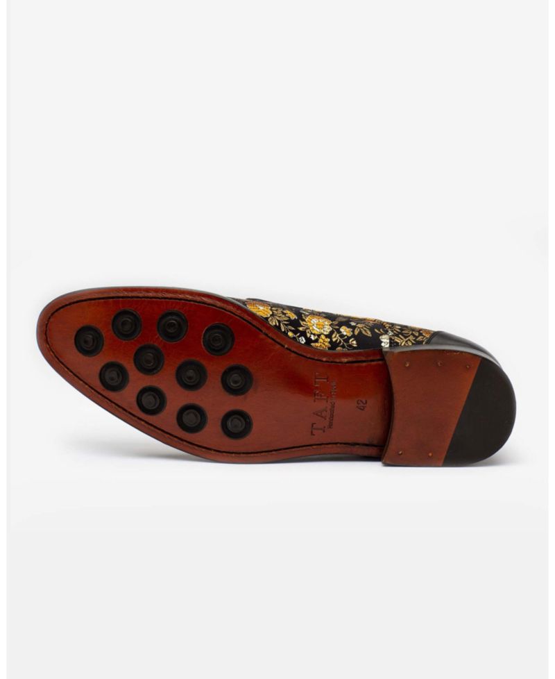 Men's Jack Handcrafted Leather, Velvet and Wool Dress Shoes