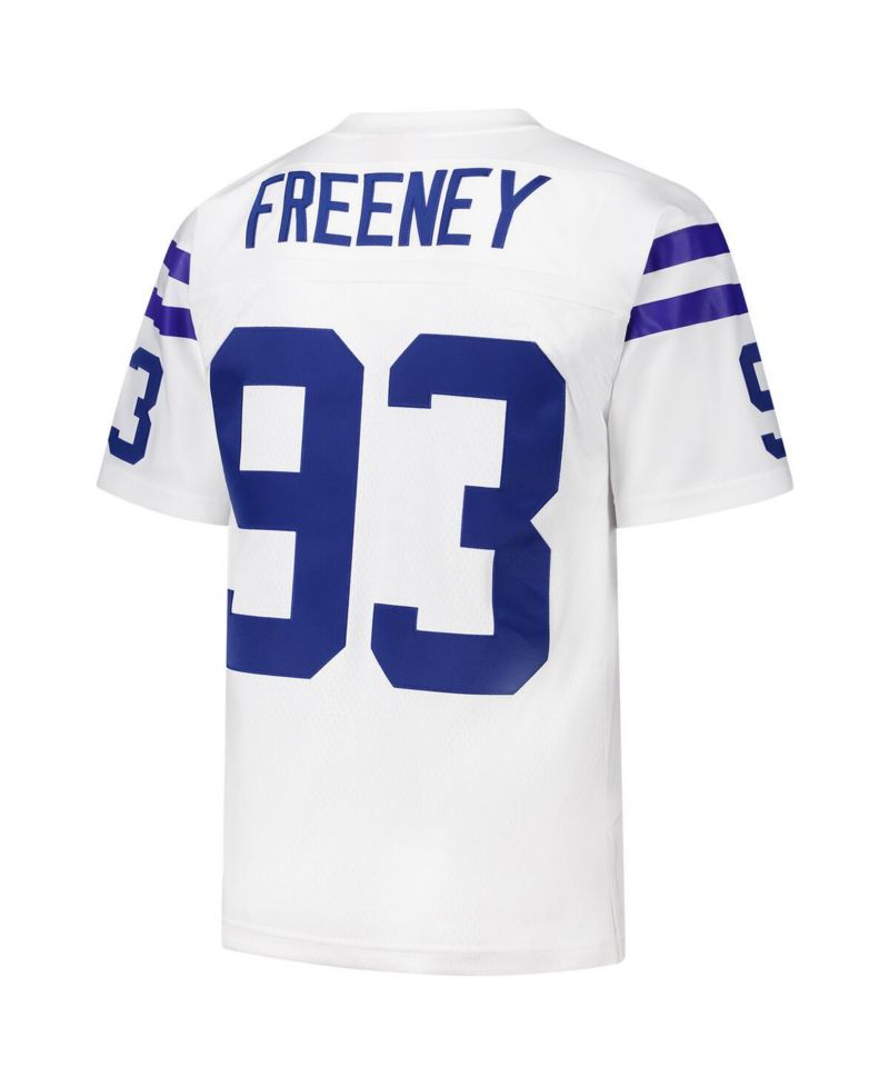 Men's Dwight Freeney White Indianapolis Colts 2006 Legacy Replica Jersey