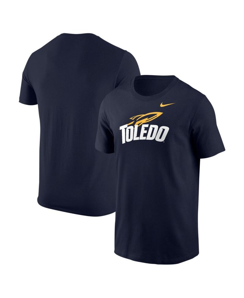 Men's Navy Toledo Rockets Primary Logo T-Shirt