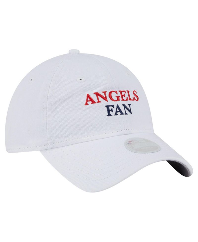 Women's White Los Angeles Angels Team Fan 9TWENTY Adjustable Hat