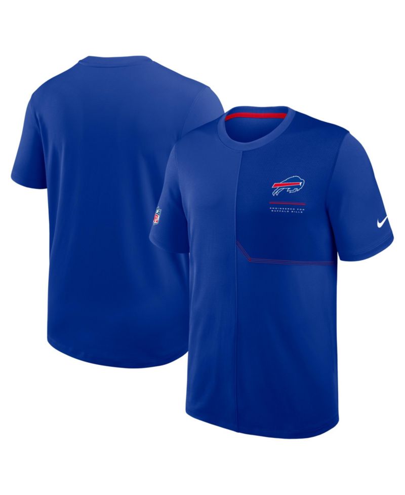 Men's Royal Buffalo Bills Sideline UV Dri-FIT Coaches Shirt